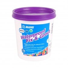 Mapei Waterproof Fix & Grout For Walls White 3.7kg