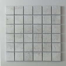 Matt R11 Mineral Blanco Square Porcelain (4.8cm x 4.8cm) 30cm x 30cm Mosaic Tile