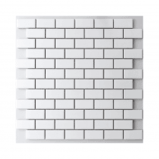 Matt White Bond Tiles 2.3cm x 4.8cm Mosaic Wall & Floor Tile