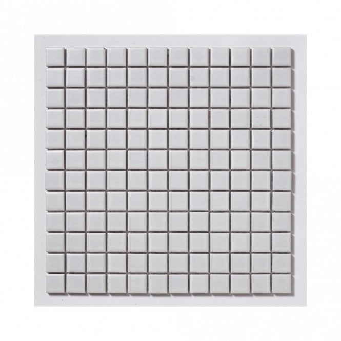 Matt White Small Square 30cm x 30cm Toto Mosaic