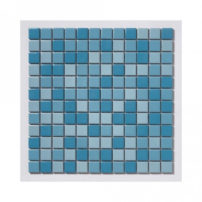 Mediterranean Swimming Pool 30cm x 30cm (2.3cm x 2.3cm) Mosaic Tile