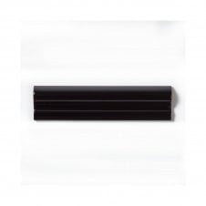 Metro Black Dado Border 5cm x 20cm Wall Tile