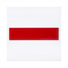 Metro Brick Bevelled Gloss Red 7.5cm x 30cm Wall Tile