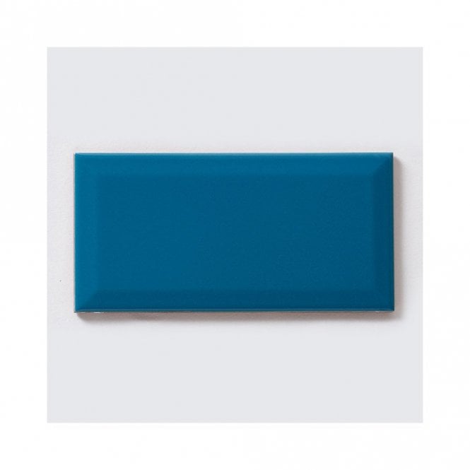 Metro Brick Gloss Aqua 10cm x 20cm Wall Tile