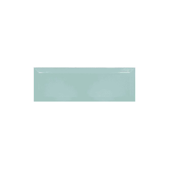 Metro Brick Gloss Aqua 10cm x 30cm Wall Tile