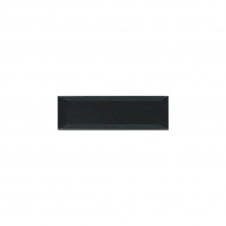 Metro Brick Gloss Black 10cm x 30cm Wall Tile