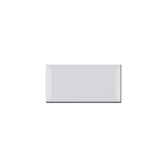 Metro Brick Gloss Cloud Grey 10cm x 20cm Wall Tile