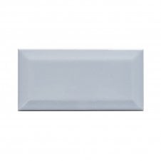 Metro Brick Gloss Cloud Grey 7.5cm x 15cm Wall Tile