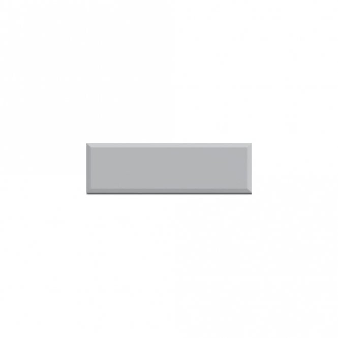 Metro Brick Gloss Light Grey 10cm x 30cm Wall Tile