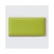 Metro Brick Gloss Lime 10cm x 20cm Wall Tile