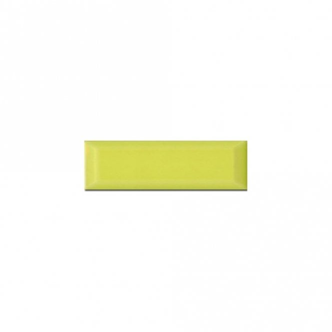 Metro Brick Gloss Lime 10cm x 30cm Wall Tile