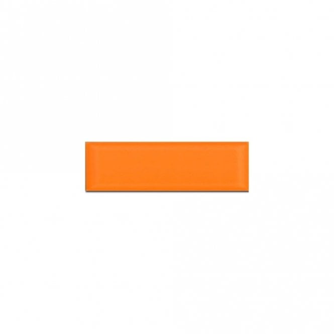 Metro Brick Gloss Orange 10cm x 30cm Wall Tile