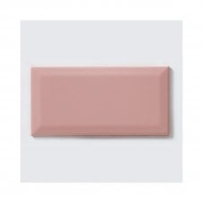 Metro Brick Gloss Pastel Pink 10cm x 20cm Wall Tile