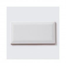 Metro Brick Matt White 10cm x 20cm Wall Tile
