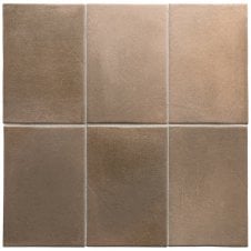 Miyako Amber Brown 10cm x 15cm Wall and Floor Tile