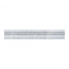 Moldura Carrara Marble White 5cm x 30.5cm Border Tile
