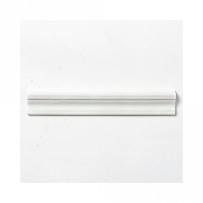 Moldura Colonial White Brillo 5cm x 30cm Wall Tile
