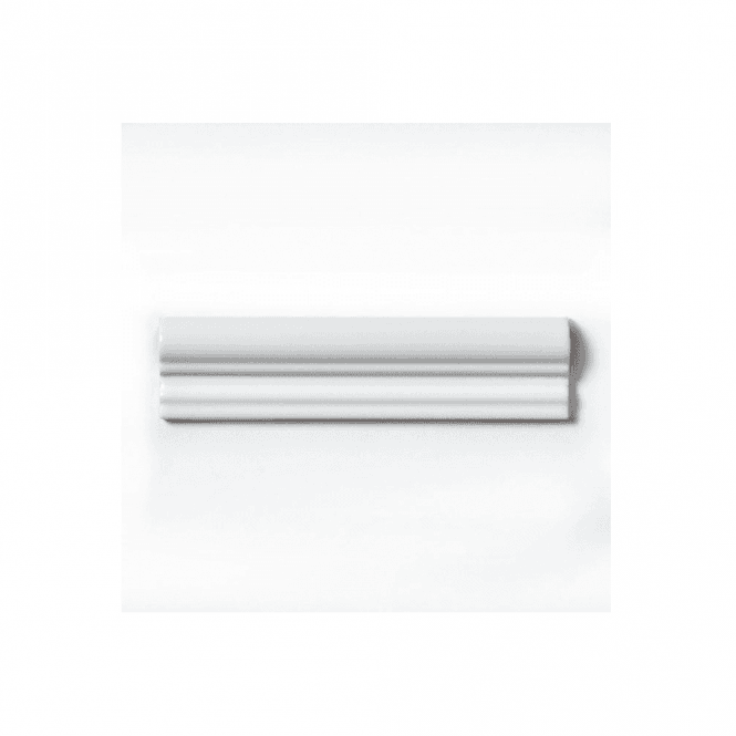 Moldura Colonial White Matt 5cm x 30cm Wall Tile