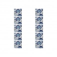Morgan Blue Fireplace 15.2cm x 15.2cm Tile Set