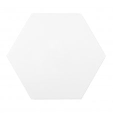 Naples Base Hexagon White 22.8cm x 19.8cm Wall & Floor Tile