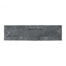 Native Stone Black Slate Splitface 10cm x 40cm Wall Tile