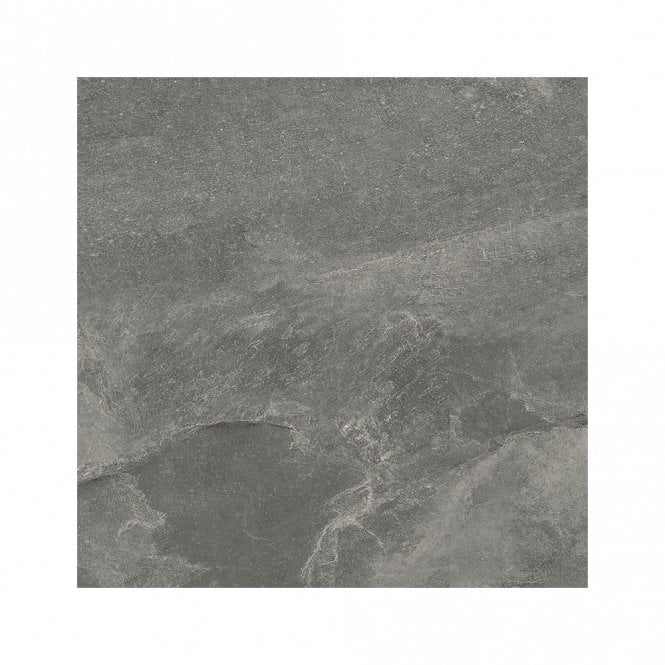 Noir Stone Effect Grey 59.8cm x 59.8cm Wall and Floor Tile