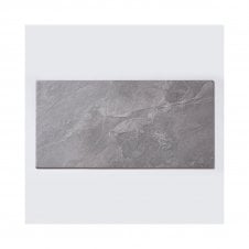 Noir Stone Effect Light Grey 29.7cm x 59.8cm Wall & Floor Tile