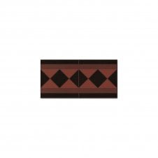 Octagon Terracotta Border Tile 15.8cm x 31.6cm