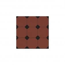Octagon Terracotta Internal Tile 31.6cm x 31.6cm