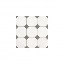 Octagon White Internal Tile 31.6cm x 31.6cm