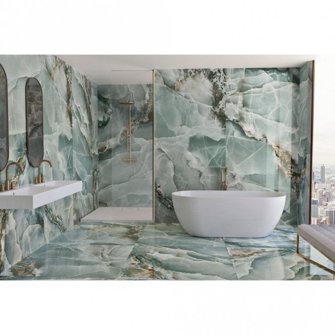Onyx Agate Green 60cm x 120cm Wall and Floor Tile