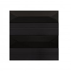 Ophelia Black (6cm x 24cm) 24.3cm x 24cm Mosaic Tile