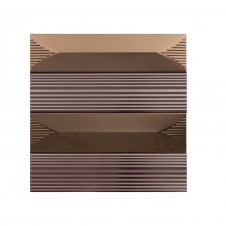 Ophelia Rose Gold (6cm x 24cm) 24.3cm x 24cm Mosaic Tile
