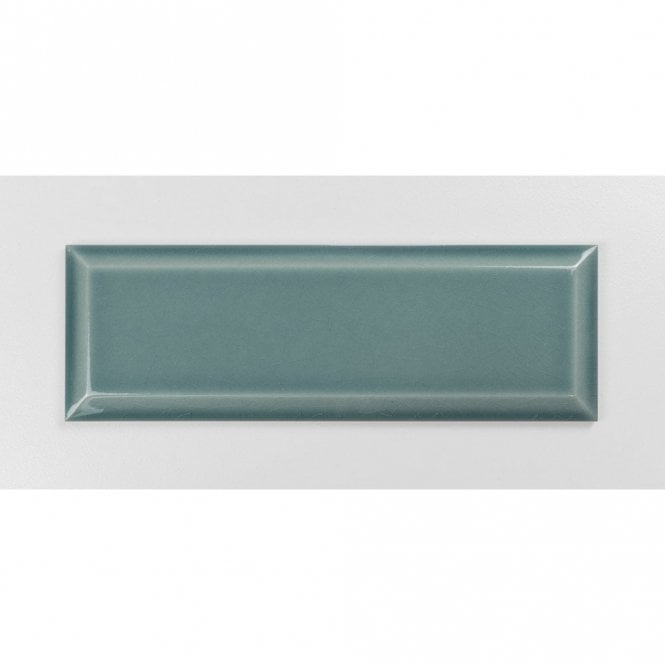 Parisien Metro Crackle Emerald 7.5cm x 22.5cm Wall Tile