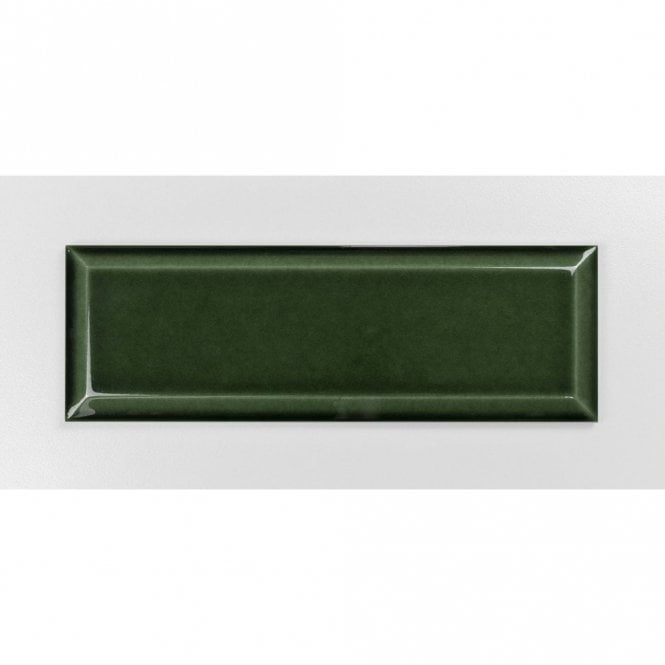 Parisien Metro Crackle Victorian Green 7.5cm x 22.5cm Wall Tile