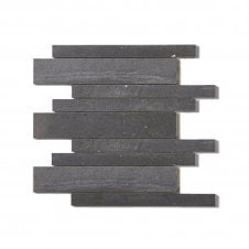 Paros Dark Grey Interlocking 29.5cm x 33.2cm Mosaic Tile