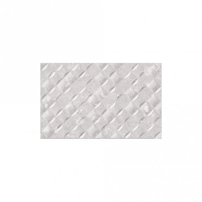 Pavimento Light Grey Decor 25cm x 40cm Wall Tile