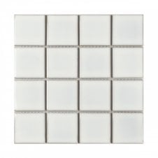 Payan Square Ghost White (7.3cm x 7.3cm) 30.5cm x 30.5cm Mosaic Tile