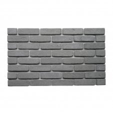Perth Grey Brick Flat 5.7cm x 19.4cm Wall Tile (Box)