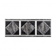 Philadelphia Black 10cm x 25cm Border Tile