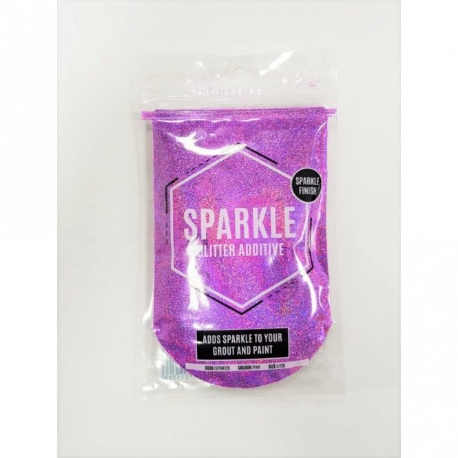 Pink Sparkle Glitter Additive For Grout And Paint 100G