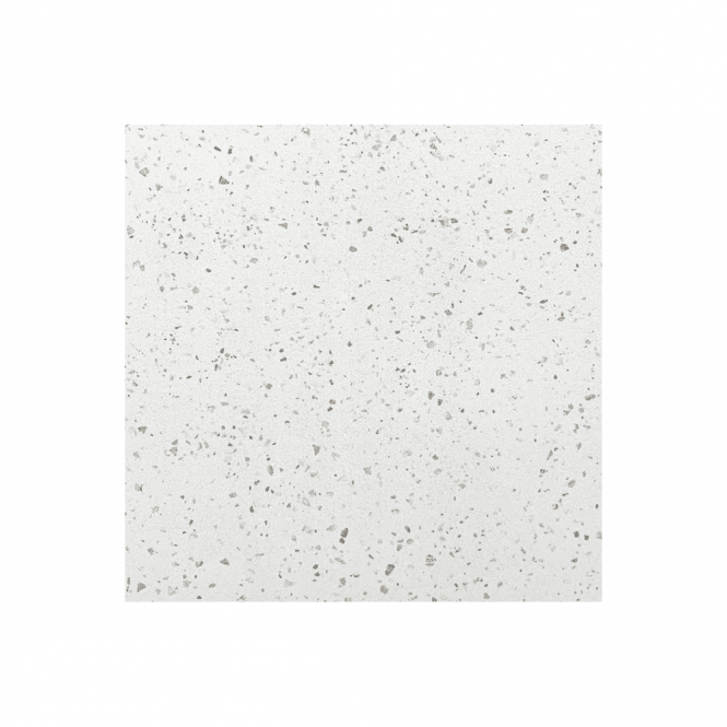 Pols White Terrazzo 60cm x 60cm Wall & Floor Tile