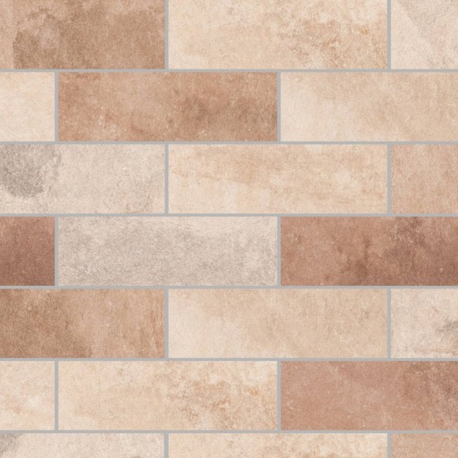Porto Brick Cream 6cm x 25cm Wall & Floor Tile