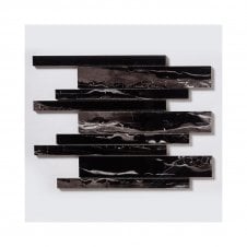 Premium Nero Marquina Bar 30cm x 30cm Mosaic