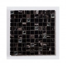 Premium Nero Marquina Jewel 30cm x 30cm Mosaic