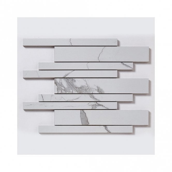 Premium Statuario Bar 30cm x 30cm Mosaic