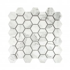 Prestige Bone Silver 32.4cm x 33.2cm Mosaic Tile