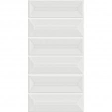 Prisma White Matt 15cm x 30cm Wall Tile