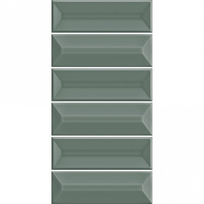 Prisma Green 15cm x 30cm Wall Tile