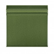 Puddle Glaze Green Apple 15cm x 15cm Skirting Tile